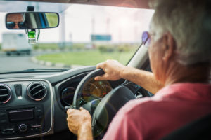 Older person driving