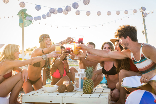 Young People Partying